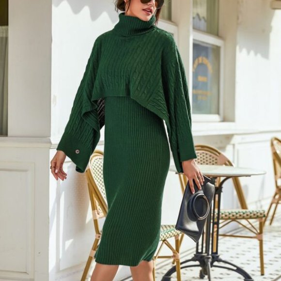 Matching 2 piece sweater & dress set - Picture 2 of 7